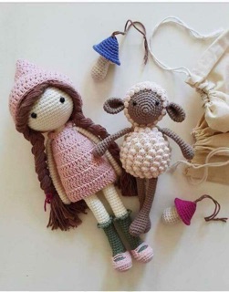 Búp bê lenHandMade 30cm 45cm 60cm