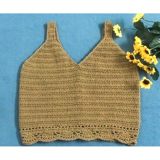  ÁO CROPTOP PHỐI VIỀN REN