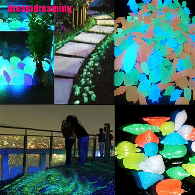 Bộ 10 Viên Đá Dạ Quang Trang Trí Bể Cá