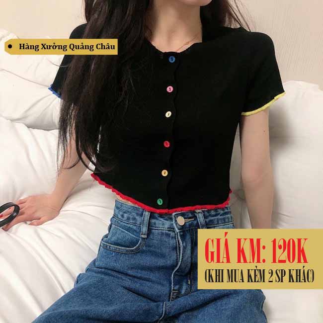 [SẴN] Áo croptop len nữ Ulzzang Quảng Châu ALC44