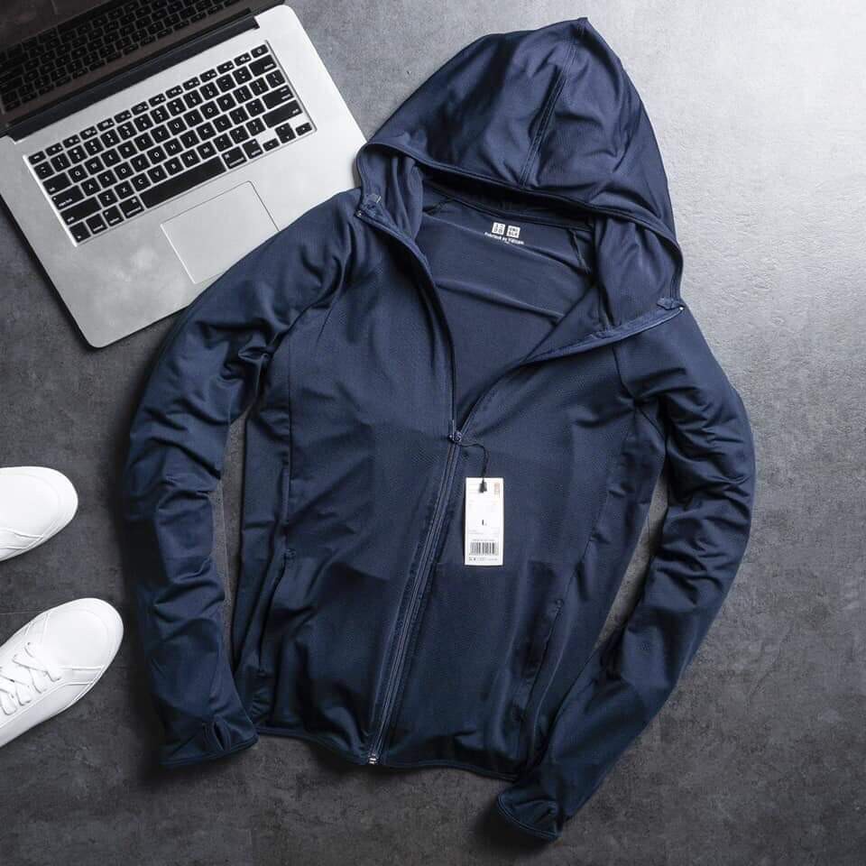 [GIẢM 20%] Áo khoác thun lạnh chống nắng, che mu bàn tay và có túi khóa kéo tiện lợi | BigBuy360 - bigbuy360.vn