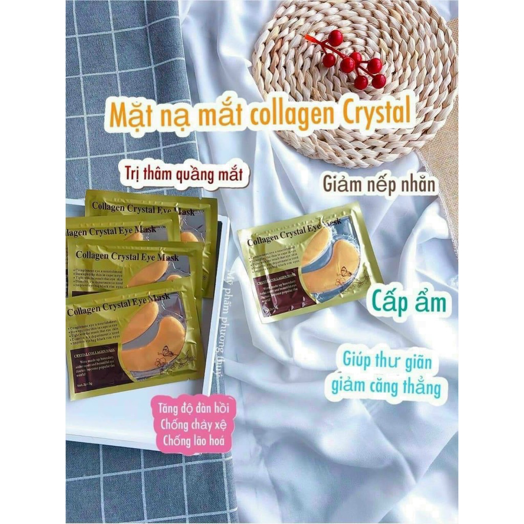 Mắt nạ mắt collagen vàng giảm thâm mắt loại bỏ nếp nhăn