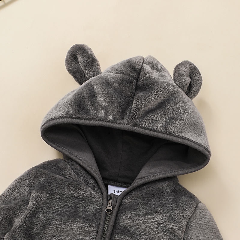 Combo bộ đồ bé gái trai 3-24 tháng ắn Tay Dài Giữ Ấm Mùa Đông In Hình Hoạt Hình Áo Khoác Hoodie quần dài set thời trang cho bé trẻ em sơ sinh