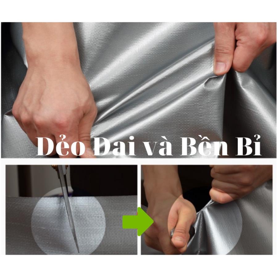 Bạt Che Nắng Mưa Đa Năng - May Viền Đóng Khoen Sẵn - Chống Thấm Nước - Kích Thước 2x4