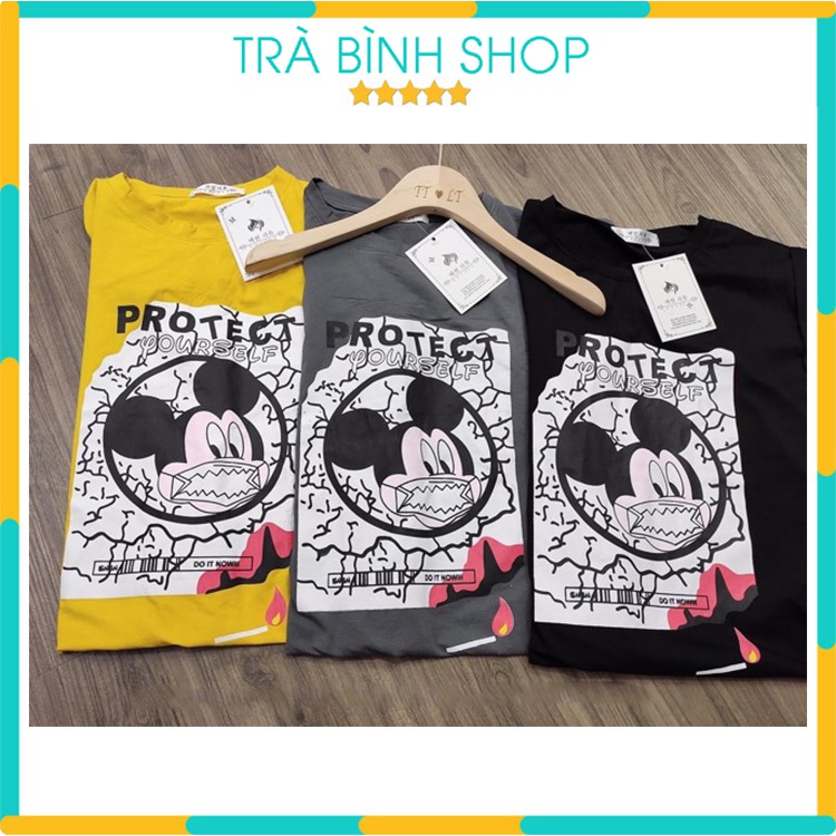 Đầm Suông Dáng Rộng Váy Dài Tay Cánh Dơi Hình Chuột Protect Yourself | BigBuy360 - bigbuy360.vn