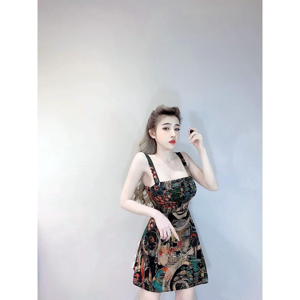 Đâm in 3D Hai Dây Sang Chảnh Thiết Kế Thời Thượng Thời Trang Nữ Bonucci VNT011 | BigBuy360 - bigbuy360.vn