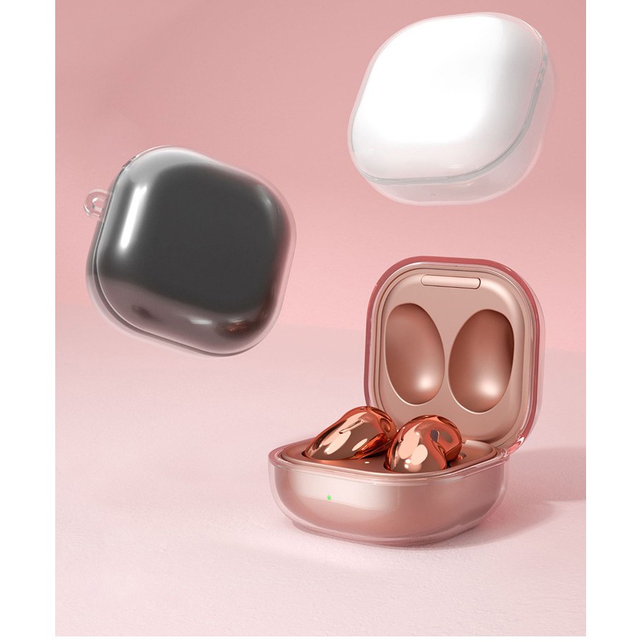 Vỏ Bảo Vệ Hộp Sạc Tai Nghe Không Dây samsung galaxy buds fe / live / 2 pro Bằng tpu Mềm Chống Sốc
