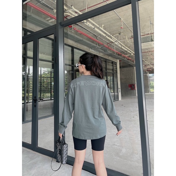 (ảnh thật) Áo tay dài M. LB lìework/ monogram( có bán rời)