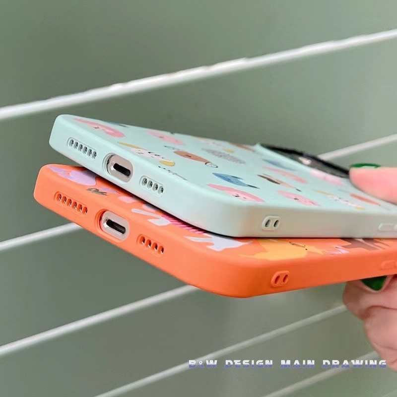 Ốp Điện Thoại Silicon Mềm Chống Sốc In Hình Chú Chó Hoạt Hình Cho iPhone 14 13 12 11 Pro MAX IX XS MAX XR i7 8 Plus