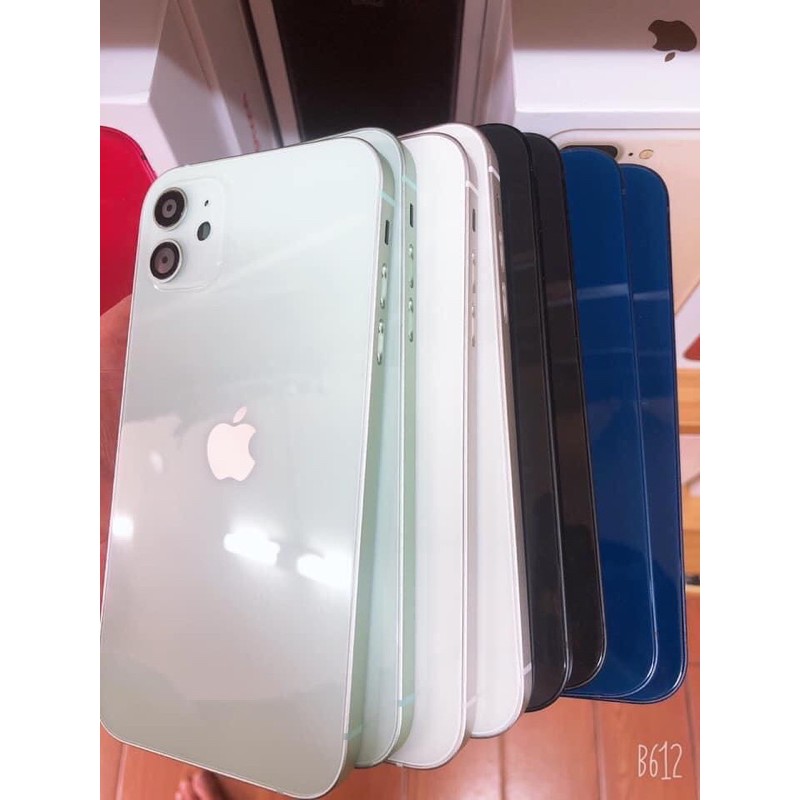 Vỏ độ iphone 11 lên 12 viền vuông cực mới cực đẹp