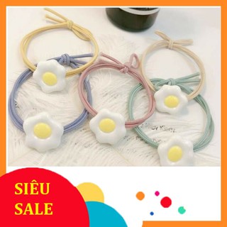 Dây cột tóc chun buộc tóc hình trứng phong cách Hàn Quốc