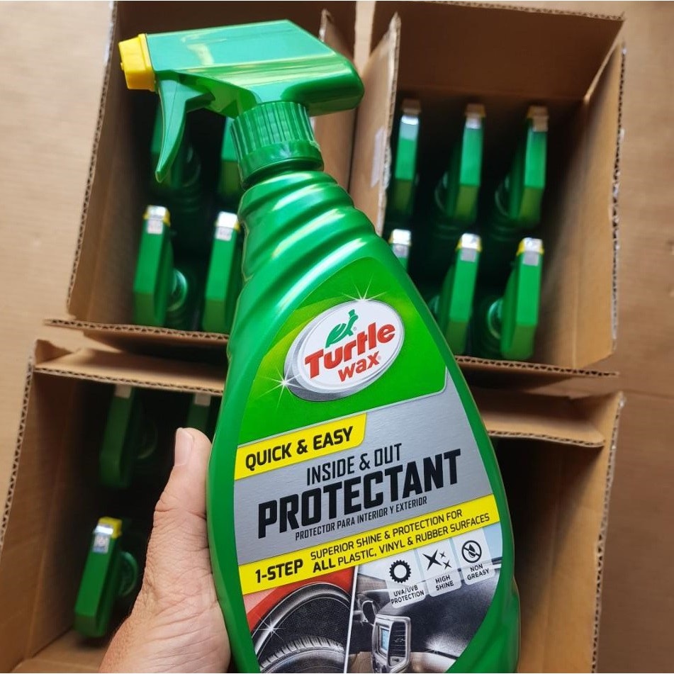 DUNG DỊCH XỊT SẠCH VÀ BÓNG NHỰA NHÁM, VỎ CAO SU TURTLE WAX PROTECTANT