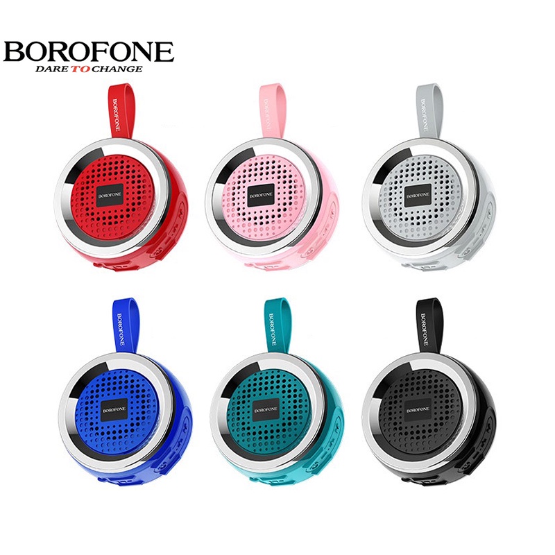 Loa di động không dây BOROFONE BR2 mini, Bass ấm, nghe to rõ, hỗ trợ bluetooth 5.0 - Chính hãng