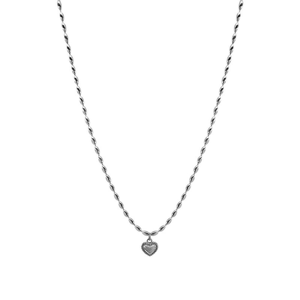 Vòng cổ Hợp Kim Mặt Hình Trái Tim Xinh Xắn Cho Nữ