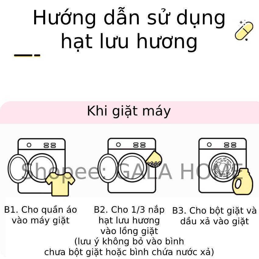 Hạt Lưu Hương Quần Áo Xả Vải Thơm Tự Nhiên Dịu Nhẹ Lâu Phai Độc Đáo ILY