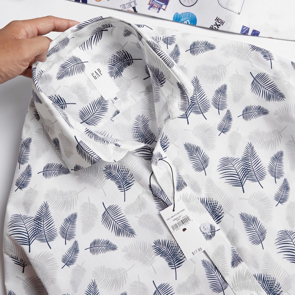 Áo sơ mi nam tay ngắn, họa tiết 3M basic - Chất liệu cotton 100% cao cấp - Form slim dễ phối đồ. | BigBuy360 - bigbuy360.vn