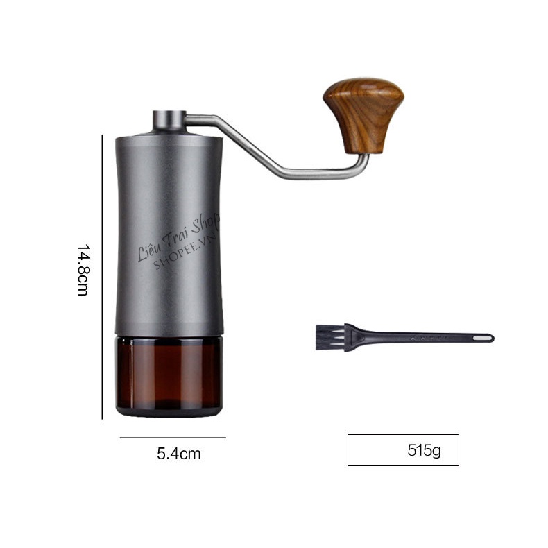 Cối xay cà phê cao cấp lỗi thép sus420 công nghệ CNC  manual coffee  grinder
