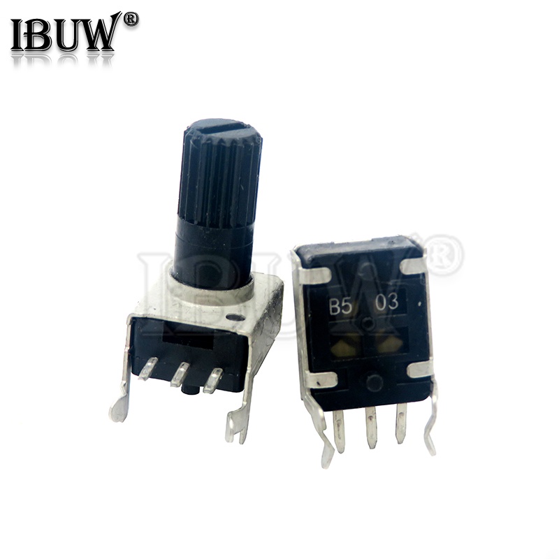 Bộ 10 Chiết Áp RV09 Ngang12.5Mm 5k 10k 50k 100k 0932 3pin