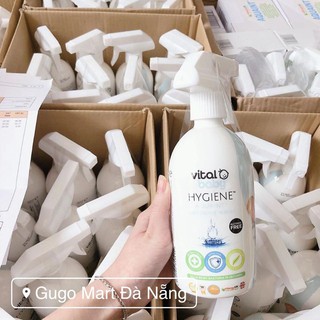 Nước rửa tay khô Vital Baby diệt khuẩn 99,9% 500ml Anh