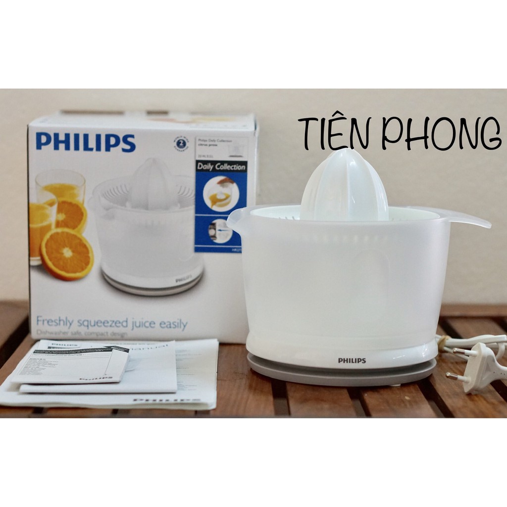 [ELHATOP11 giảm 9% tối đa 1TR5] Máy vắt cam Philips HR2738