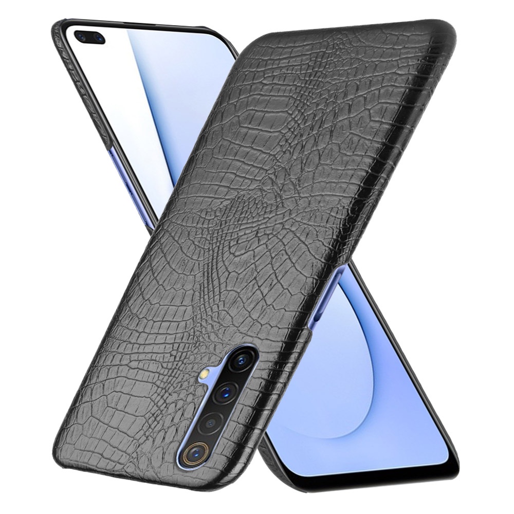 Ốp Điện Thoại Nhựa Cứng Giả Da Cá Sấu Phong Cách Cổ Điển Cho Realme X50 X7 X2 Pro X3 Super Zoom XT X50m