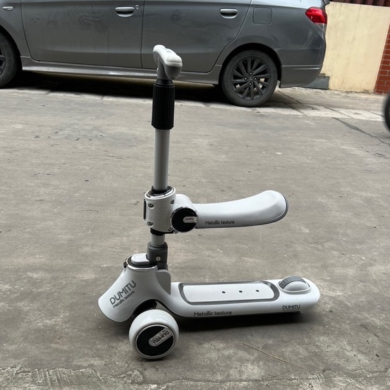 Xe trượt scooter cho bé, xe scooter trẻ em Dumitu có thể điều chỉnh chiều cao, đồ chơi vận động ngoài trời