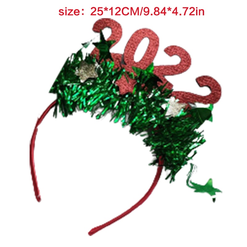 Băng Đô Đính Kim Tuyến Lấp Lánh Mừng Năm Mới 2022