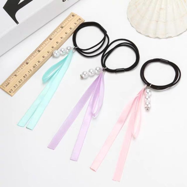 Buộc tóc hoa rơi cổ trang Hàn quốc cột tóc tiểu thư sáng tạo thiết kế sáng tạo quà tặng xinh xắn