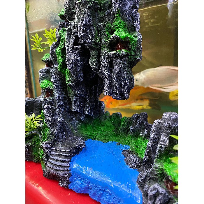 TIÊU CẢNH TRANG TRÍ HỒ CÁ NON BỘ 25X10X29CM