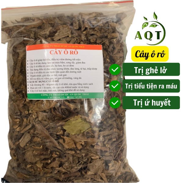 Cây Ô Rô Khô 500g Chất Lượng, Đóng Gói Sạch Sẽ, Hàng Loại 1