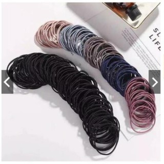 sét 100 dây chun buộc tóc tiện dụng