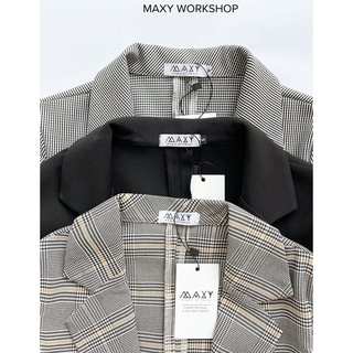 Áo blazer nữ dài tay fitted blazer Maxy Workshop