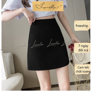 Chân váy chữ a ngắn lưng cao công sở ulzzang bigsize LAMELLA CV02