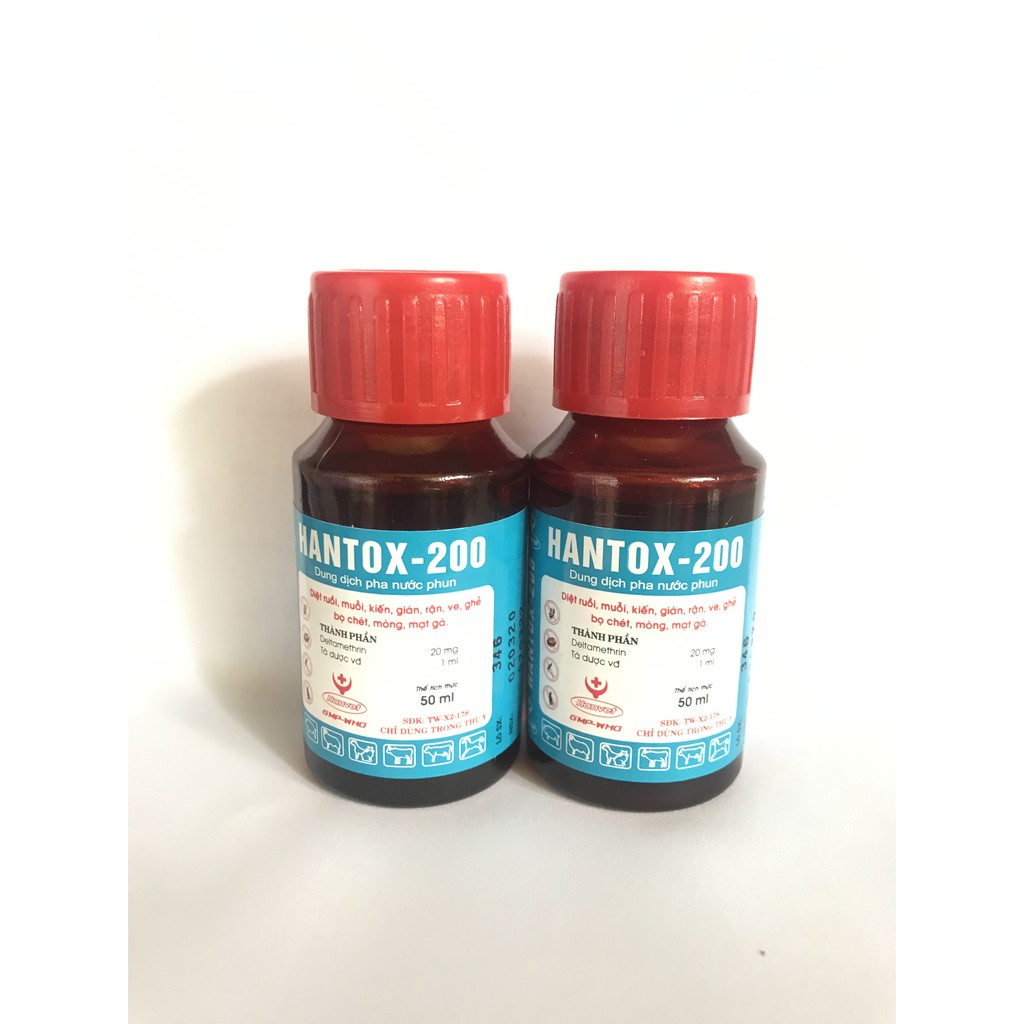 Thuốc diệt ruỗi, diệt ruồi, diệt ve cho chó, thú nuôi Hantox 200, thuốc xịt muỗi, xịt ruồi trong nhà và chuồng trại