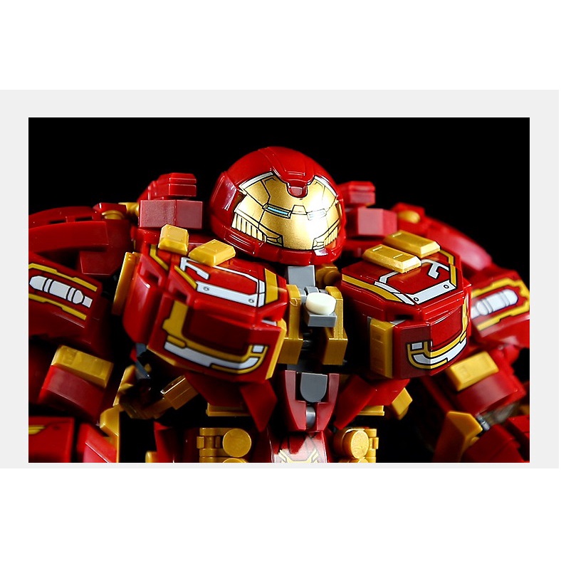 BỘ ĐỒ CHƠI XẾP HÌNH Mô Hình Người Sắt, Lắp Ráp Mô Hình Iron man, ROBOT Hulkbuster [1450 CHI TIẾT-HÀNG CHUẨN]