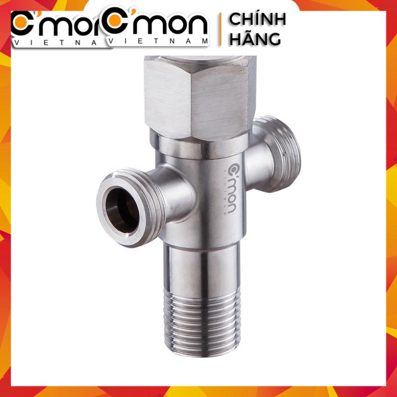 Van khóa T giảm áp lực nước 2 đầu ra C'mon VK-02_T