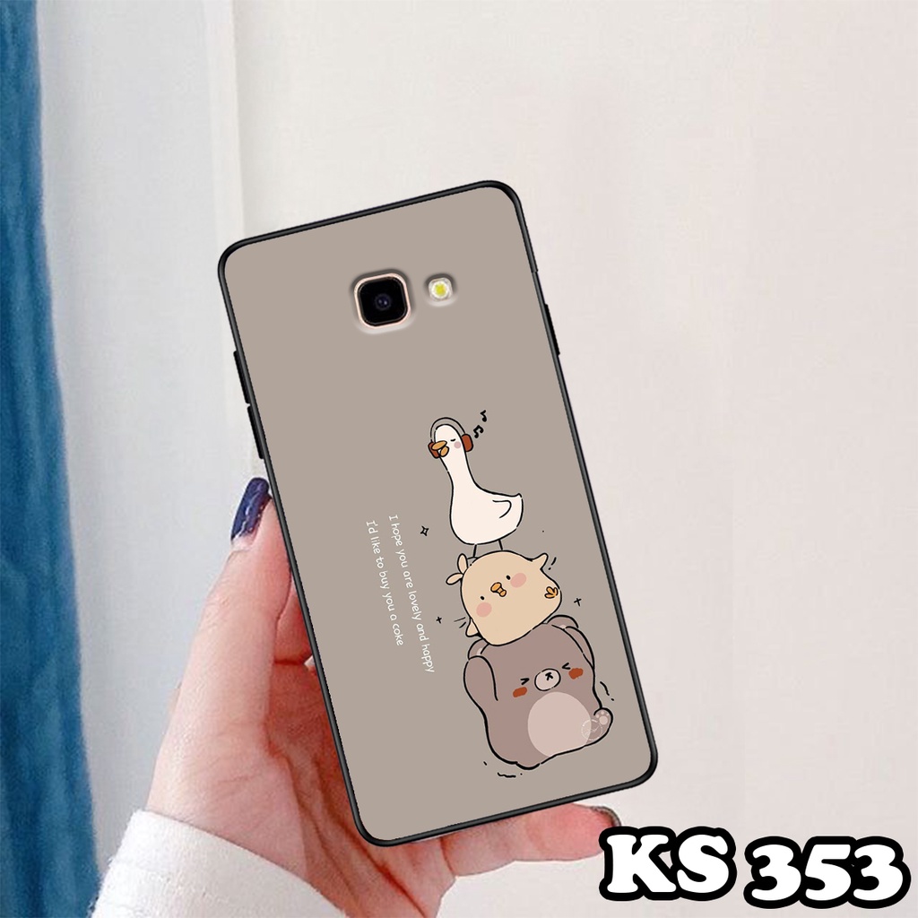 Ốp lưng Samsung J4 - Samsung J4 Plus - Samsung J4 Core - Ốp in hình Cat&amp;Bear đáng yêu - Chất liệu TPU siêu bền