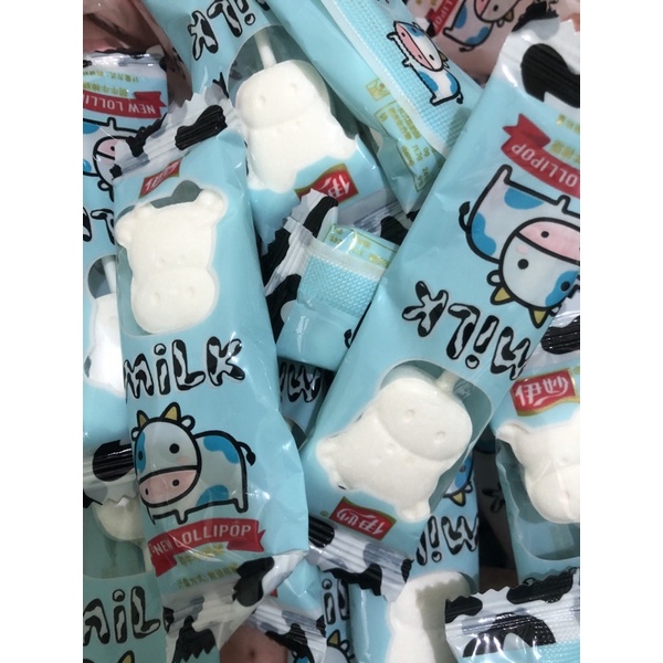 Kẹo mút sữa bò ngộ nghĩnh đáng yêu