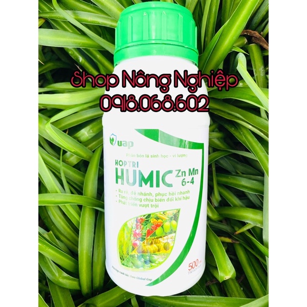 Phân bón Hợp Trí Humic ZnMn 6-4, ra rễ mạnh, cây sinh trưởng tốt, ra hoa đậu trái nhiều.