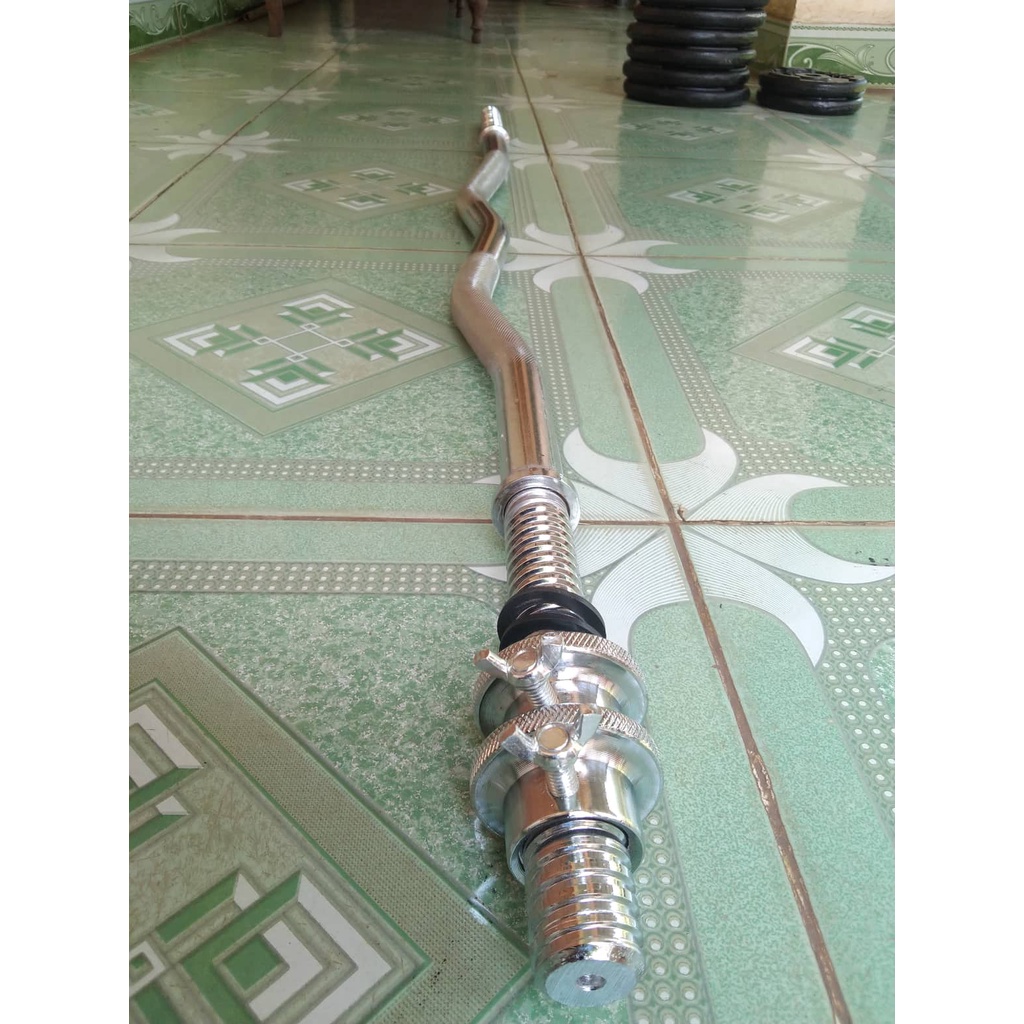 Bộ chốt thanh đòn tạ ren xoắn phi 25 giữ bánh tạ chắc chắn