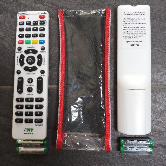 Remote SDTV - Điều khiển SDTV-17HD của đầu thu kỹ thuật số DVBT2 Chính Hãng SDTV (hàng zin)