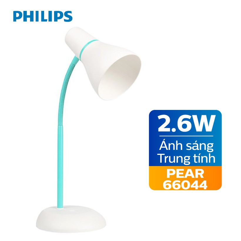 [Mã LT50 giảm 50k đơn 250k] Đèn Bàn Philips LED Pearl 66044 2.6W
