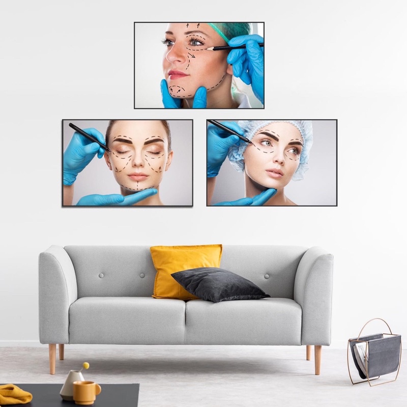BỘ 3 BỨC TRANH FOMEX TREO TƯỜNG TRANG TRÍ SPA