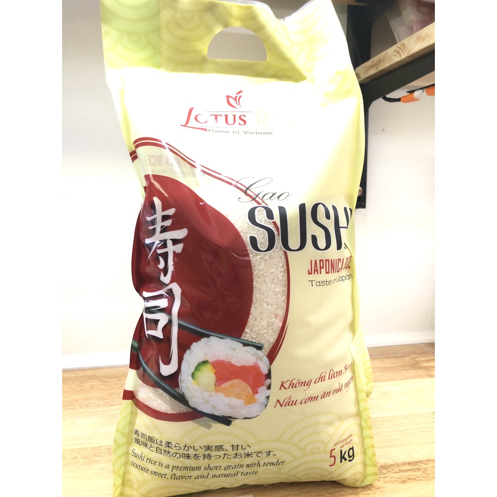 [GẠO NHẬT CHUYÊN DÙNG NHÀ HÀNG] Gạo Sushi Lotus - Túi 5 kg