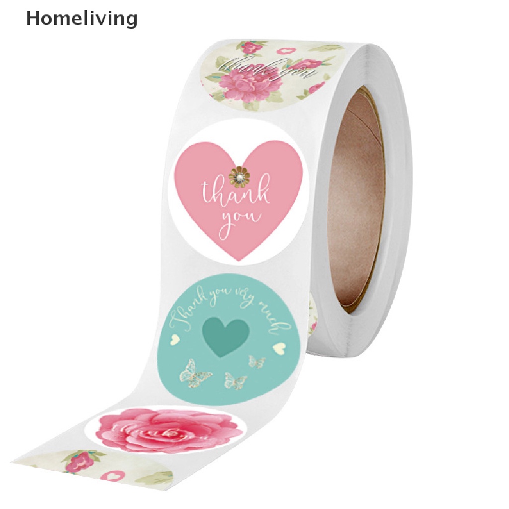 Set 500 Nhãn Dán Thank you Trang Trí Đa Dụng