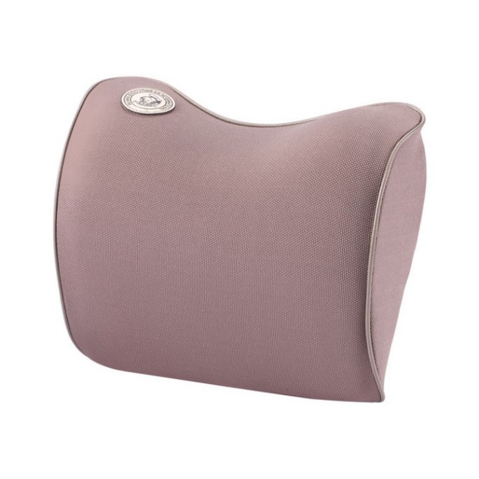 Sản Phẩm Gối Tựa Đầu Chất Liệu Cao Su Non Cao Cấp Dùng Trên Ô Tô, Xe Hơi Mã-A02: Màu Đen và Ghi .