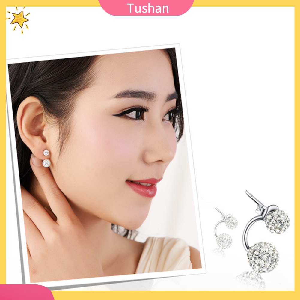 Khuyên tai nữ đính đá thời trang