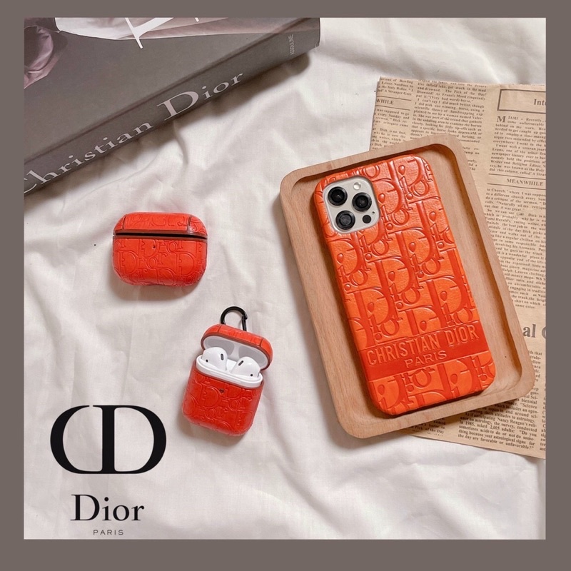 Ốp cứng vân sần dior cam
