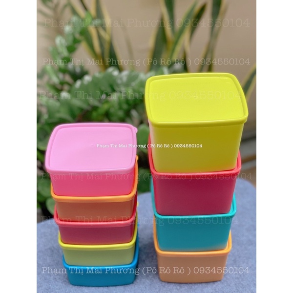 Bộ 9 hộp TUPPERWARE ngăn mát,trữ khô combo 9 món/4 món. 4h 800ml và 5h 400ml