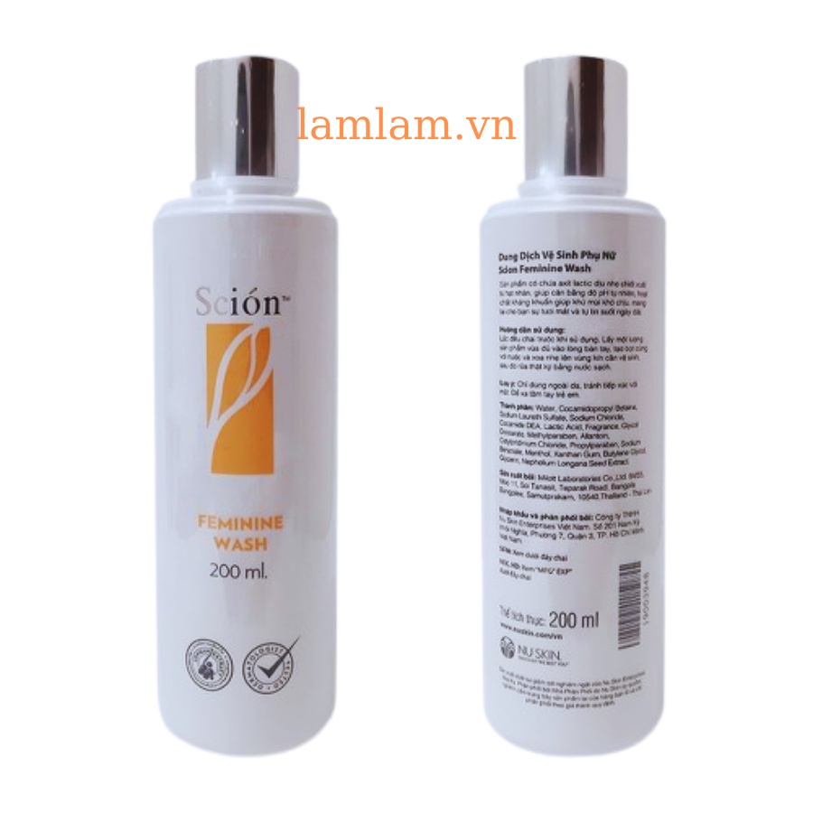 Dung dịch vệ sinh phụ nữ Scion 200ml NUSKIN Hàng Mỹ Chính Hãng